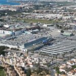 Torrevieja from the air, by Derek Appleton.