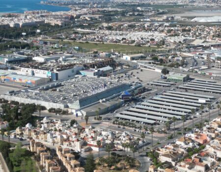 Torrevieja from the air, by Derek Appleton.