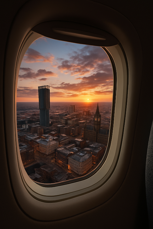Manchester from the air.