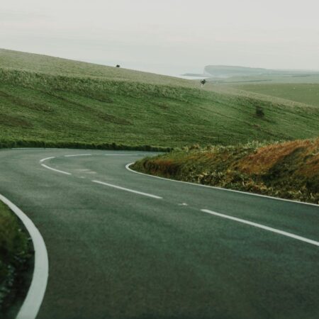 photo of an empty road